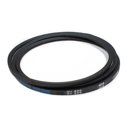 D&D 3V900 Wedge V-Belt, 90 in Outside Length, 3/8 in Top Width, 5/16 in Thickness, 1 Ribs 3V900